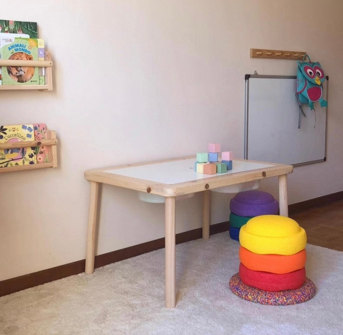 Rainbow Balance Stones & Balance Board